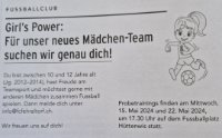 Mädchenschnuppertraining