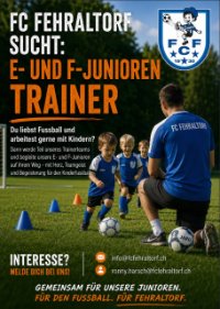 DRINGEND Juniorentrainer gesucht DRINGEND Juniorentrainer gesucht